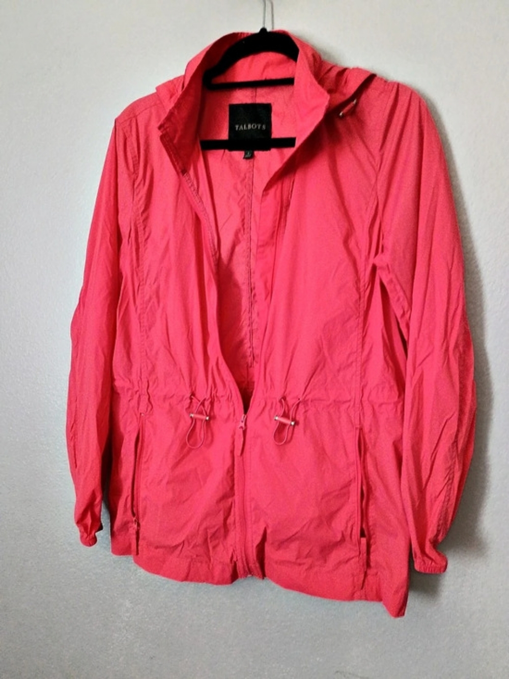 Alfani Lightweight Hooded Utility Jacket in Pink Like New